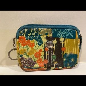 Vintage Fossil keychain wallet